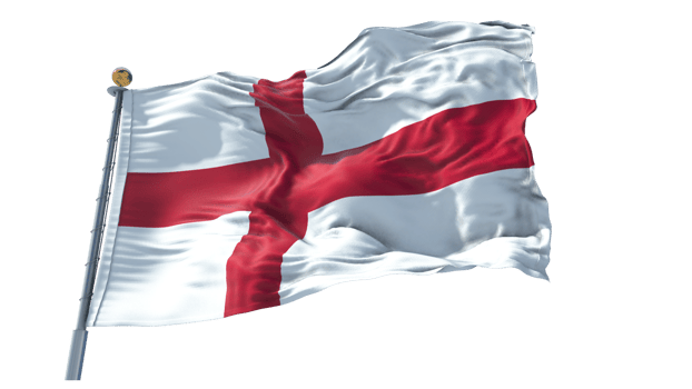 England waving flag PNG