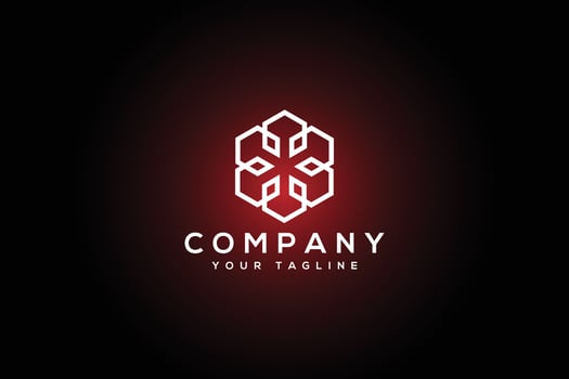 Nature Logo Polygon vector