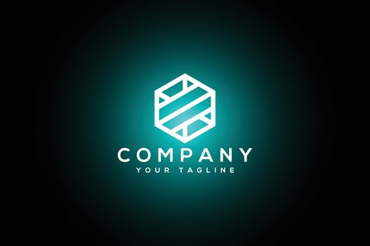 Polygon Shape Logo vector