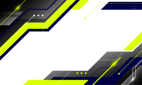 futuristic gaming overlay for design element copy space. modern shape for ornament live streaming HUD monitor display png