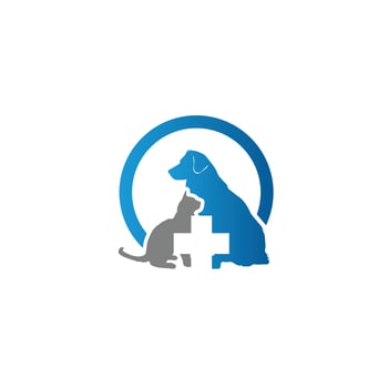 Vector logo for veterinary clinic logo
