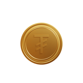 Currency Symbol Mongolian Tugrik 3D Illustration png