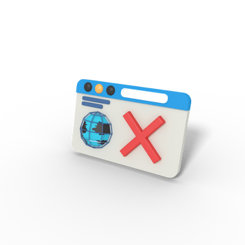 3d illustration of internet trouble access png