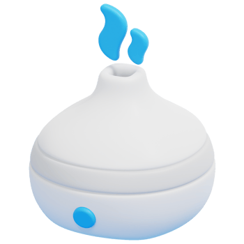 aroma 3d render icon illustration png