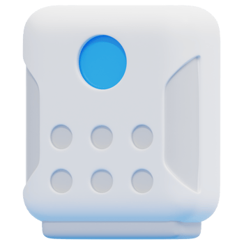 air 3d render icon illustration png