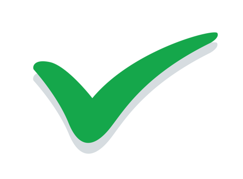 Check mark icon sign png