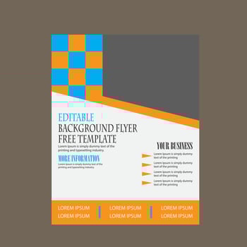 flyer design, perfect for creative professional vector