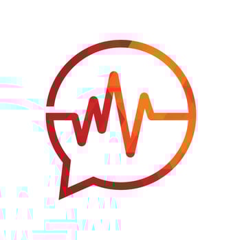 Health Consult logo designs concept. Medical logo and Heartbeat Waves in Chat Icon Logo Template vector