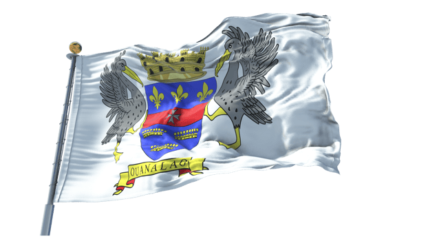 Saint Barthelemy Flag PNG