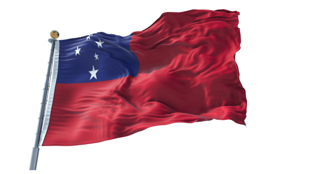 Samoa Principality Flag PNG