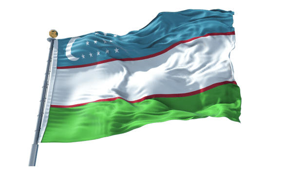 Uzbekistan Flag PNG