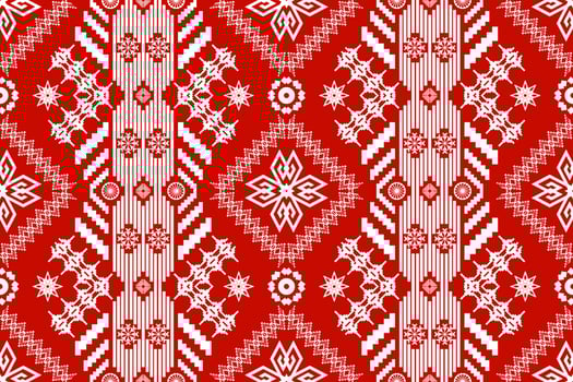 Beautiful embroidery.geometric ethnic oriental pattern traditional .Aztec style,abstract,vector,illustration.design for texture,fabric,clothing,wrapping,fashion,carpet,print. vector