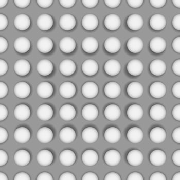 Abstract geometric seamless pattern with circles and shadow vector