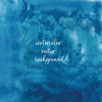 blye watercolor background paint vector