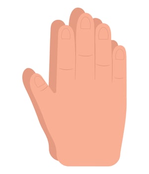 clapping hands design vector