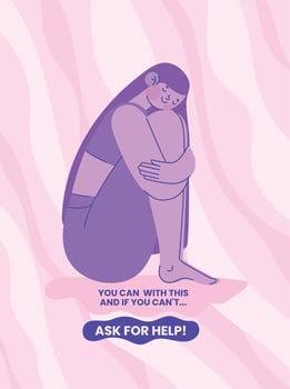 poster of mental health vector