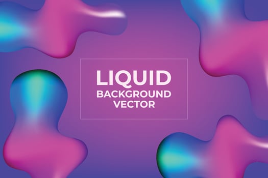 Trendy fluid gradient background, colorful abstract liquid 3d shapes. Futuristic design wallpaper for banner, poster, cover, flyer, presentation, advertising, landing page, website vector