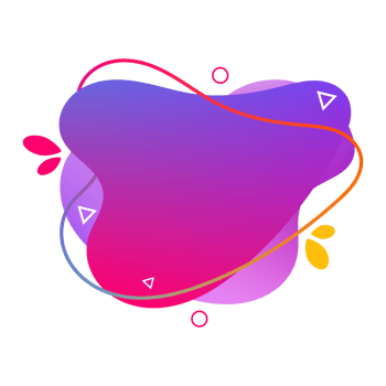 Abstract minimalist fluid gradient design element png