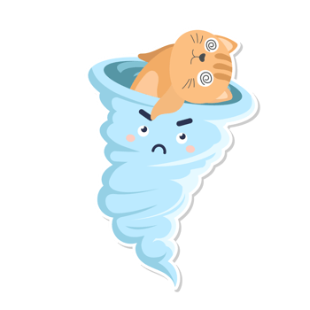 cat and weather cartoon png