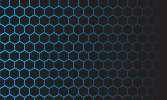 blue luxury metal honeycomb, blue luxury metal hexagon vector