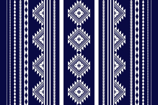 Geometric ethnic oriental seamless pattern traditional Design for background,carpet,wallpaper.clothing,wrapping,Batik fabric,Vector illustration.embroidery style vector