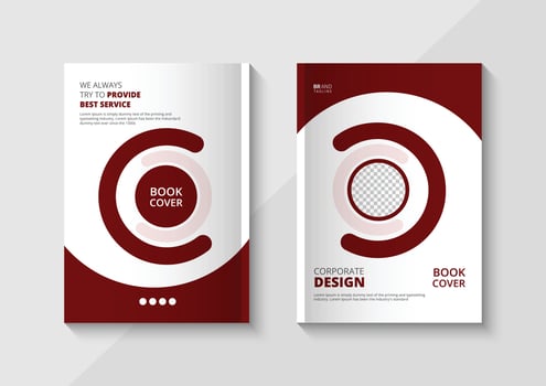 Corporate Business Book Cover Design Template vector