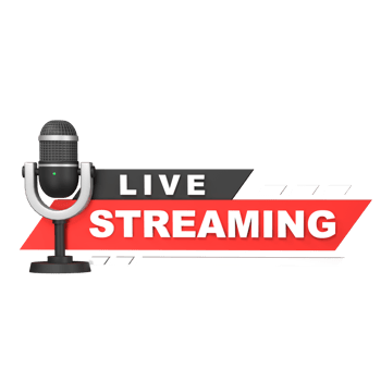 3D Rendering of Live Stream Illustration, broadcasting concept. png