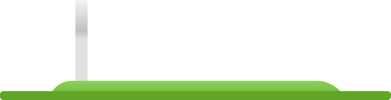 grave with a short pile of earth covered with green grass with a tombstone png
