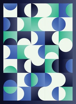 Abstract Geometric Poster cover flyer designs. Vector illustration