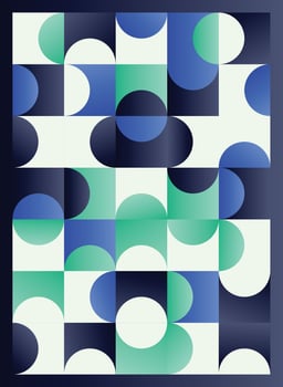 Abstract Geometric Poster cover flyer designs. Vector illustration