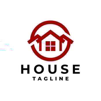 letter S house logo. good for real estate company or any business related to house. vector