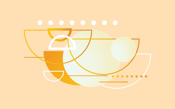Abstract modern Orange background gradient color. Vector illustration