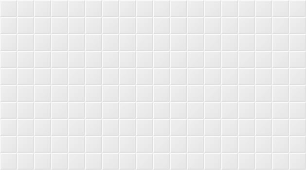 Seamless white tiled surface background. Vector Illustration.