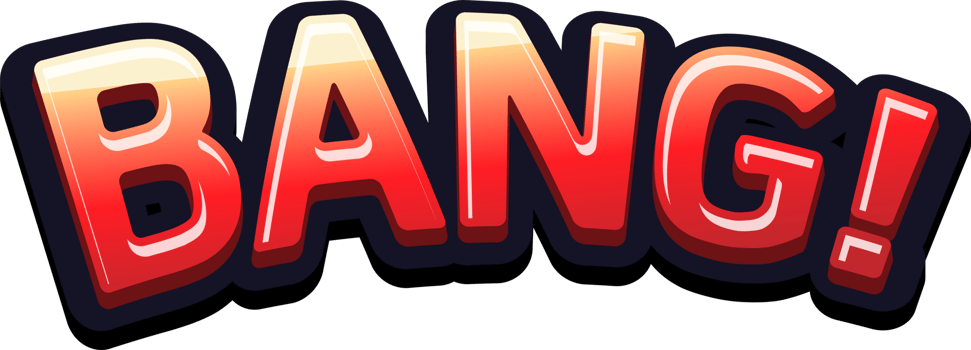 Bang, Comic Speech Bubble png