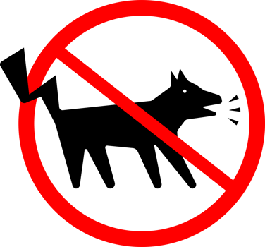 No dog sign icon png