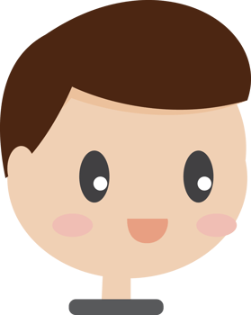 Face expressions of a brown haired man in ifferent male emotions  cute cartoon character png