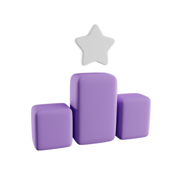 ranking 3d icon, 3d render concept png