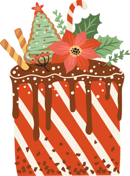 Christmas sweet. Isolated illustration. png