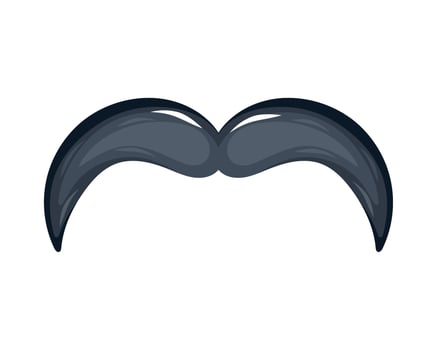 mustache accessory facial vector