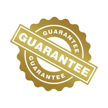 Guaranteed icon vector design templates
