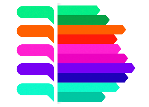 Five steps colorful object for infographic template. png