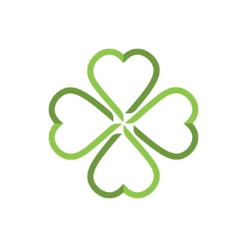 Four leaf clover icon. Clover Simple icon design. St patryks day clover. Vector illustration