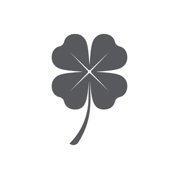 Four leaf clover icon. Clover Simple icon design. St patryks day clover. Vector illustration