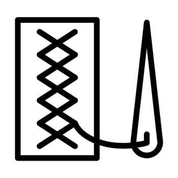Stitches Icon Design vector