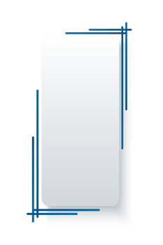 blue frame template illustration png