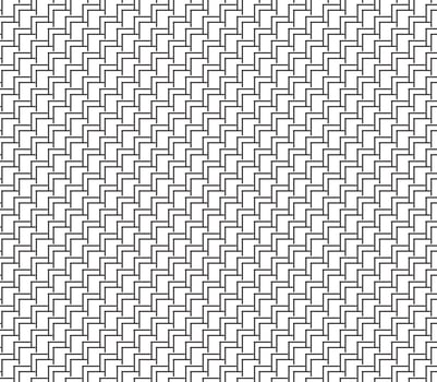 abstract pattern border Seamless black, gray and white square stripes Beautiful geometric maze pattern fabric. vector