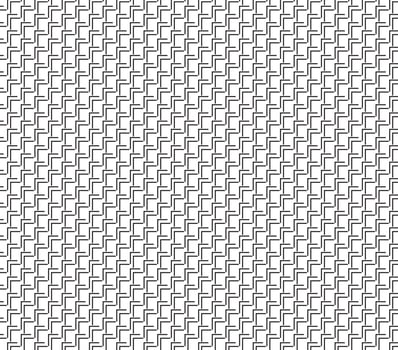 abstract pattern border Seamless black, gray and white square stripes Beautiful geometric maze pattern fabric. vector