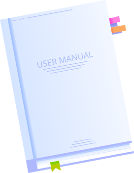 user manual with stickers png