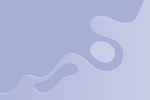 Light violet plastic splash abstract backround. Dynamic smooth wavy shapes decorative illustration. vector