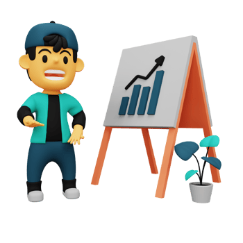 3d businessman analyze png